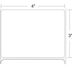 Zebra 10023061 Barcode Label