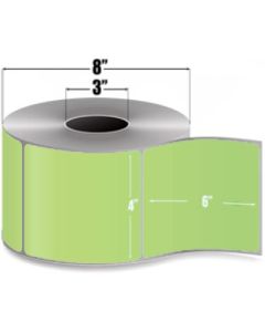 AirTrack® ATTFC-4-6-1000-GR-R Barcode Label