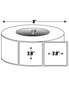 AirTrack® ATT-2-2-3000-3-R Barcode Label