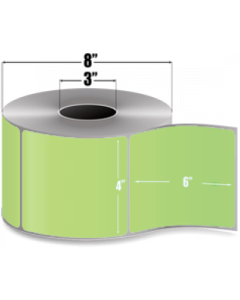 AirTrack® ATTFL-4-6-1000-GR-R Barcode Label