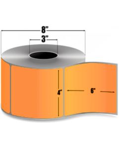 AirTrack® ATTFL-4-6-1000-OR-R Barcode Label