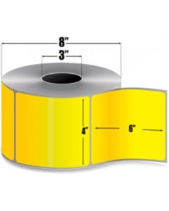 AirTrack® ATTFC-4-6-1000-YL-R Barcode Label