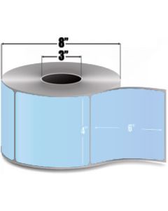 AirTrack® ATTFC-4-6-1000-BL-R Barcode Label