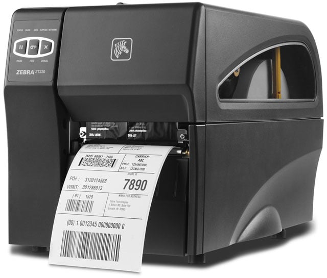 【Ｔ＆Ｔ】 Zebra ZD220 Desktop Thermal Transfer Printer Monochrome