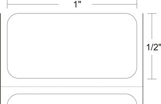 Zebra 10012412 Barcode Label