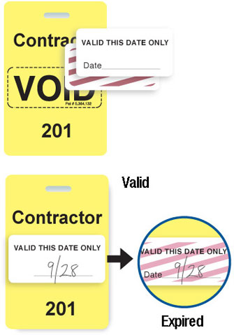 Brady 6528 Access Control Cards
