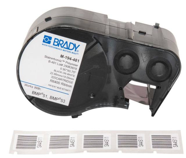 Brady M194-481 Barcode Label