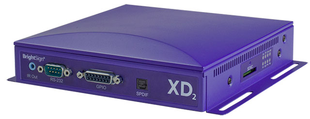 映像用ケーブル bright sign XD3 BrightSign Standard Input/Output 4K Dolby Vision HD Player