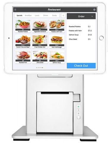 Custom America ISAPPOS-12C-WH POS Touch Terminal