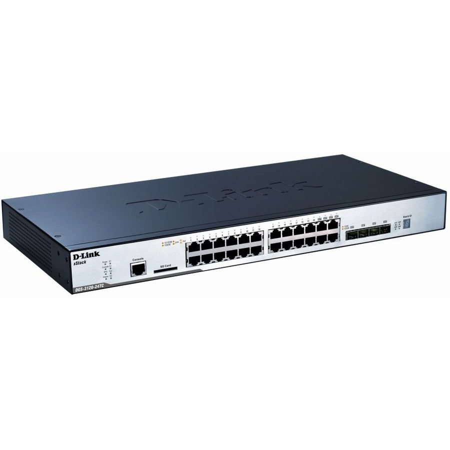 D-Link DGS-3120-24TC/SI 新品未開封 コンソールケーブル付 D-Link DGS-3120-24TCSI Data Networking - barcodesinc.com