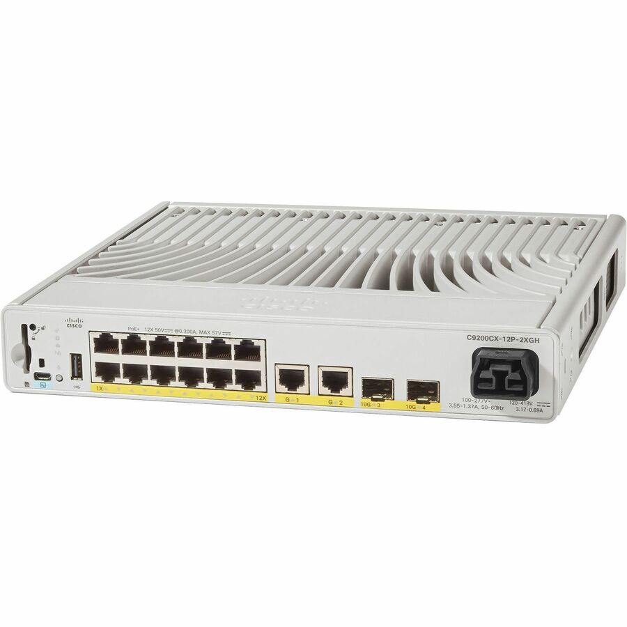 Cisco C9200CX-12P-2XGH-A Switches