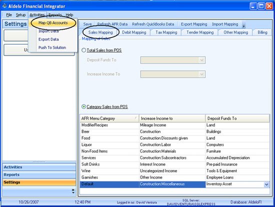 Aldelo 210-G Software
