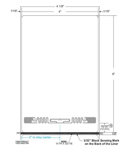 Zebra 10026637 RFID Label