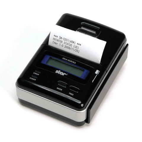 star SM-S200 ポータブルプリンター Star SM-S200 Portable Printer - Barcodesinc.com