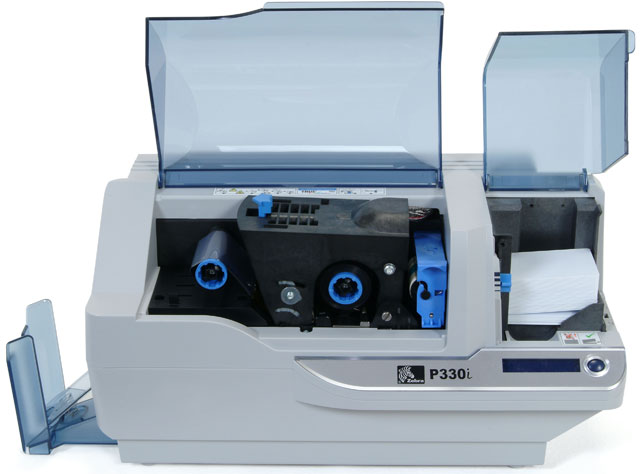 Zebra P330I-0000A-ID0 ID Card Printer - Barcodesinc.com