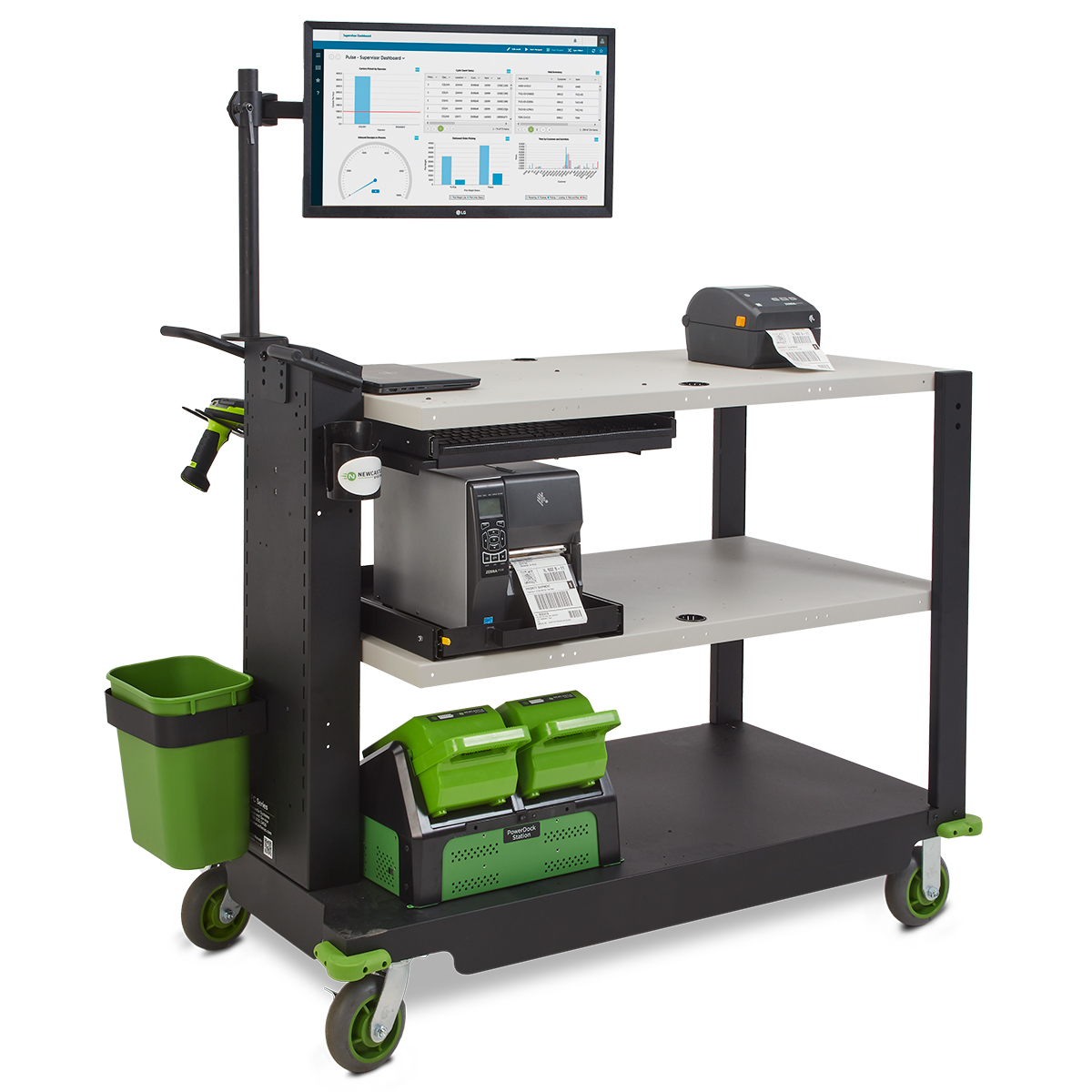 Newcastle Systems PC Series Picking Mobile Cart Accessories Big Sales