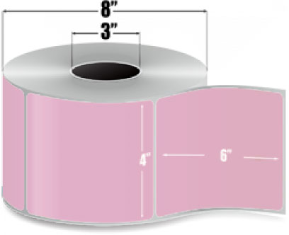 AirTrack® ATTFC-4-6-1000-PK-R Barcode Label