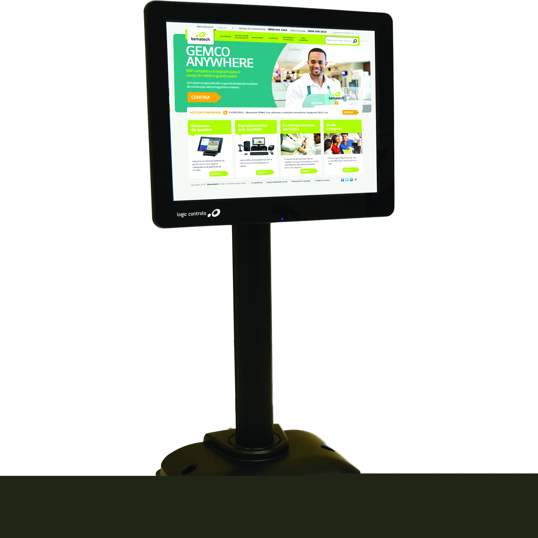 Logic Controls LV4000 Customer Pole Display