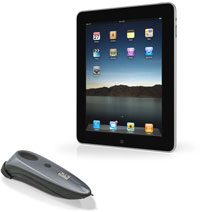 Apple iPad and Socket Mobile scanner