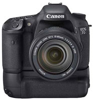 Canon EOS with barcode support