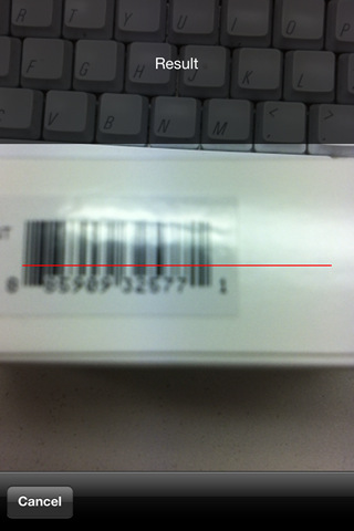 AirScan iPhone barcode scanner