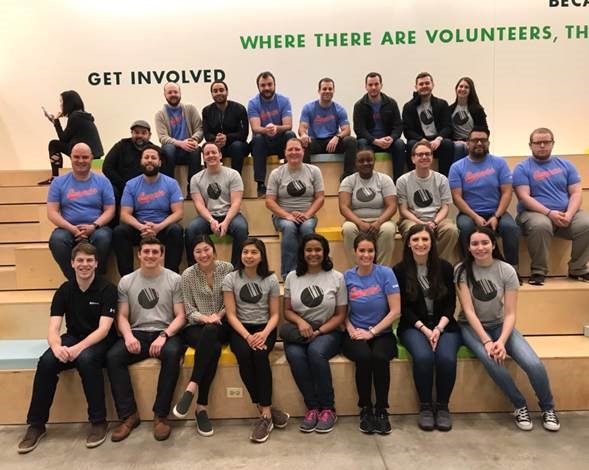 Barcodes Volunteers at the Greater Chicago Food Depository