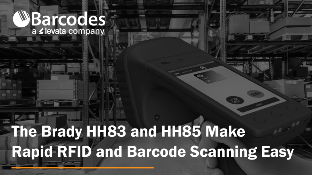 brady hh83 hh85 rfid barcode scanner