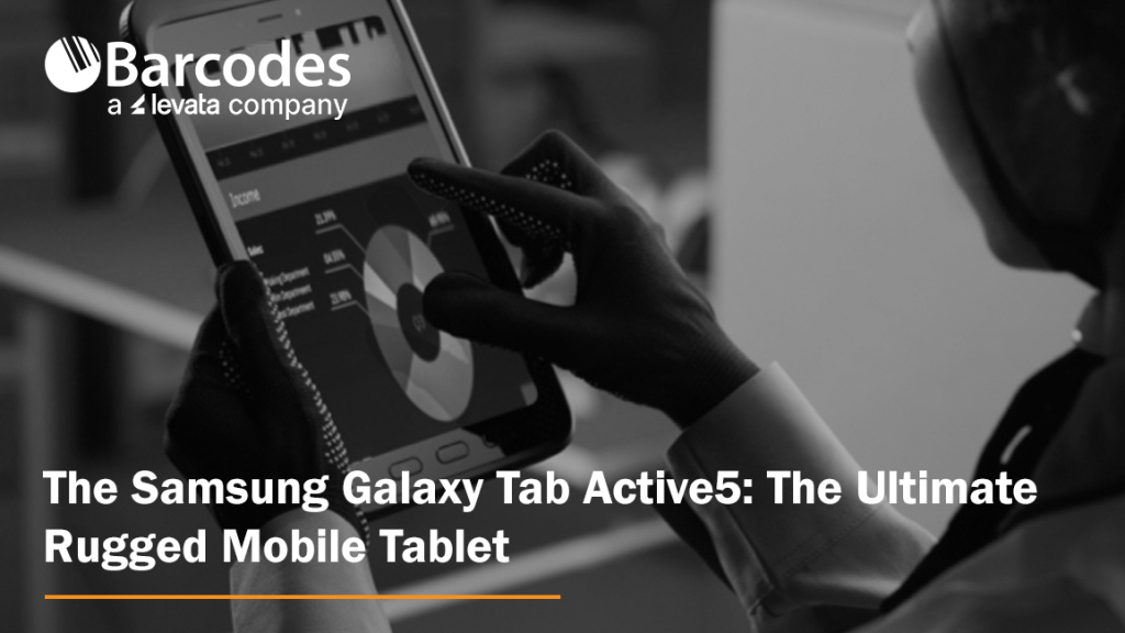 Barcodes blog banner Samsung Galaxy Tab Active5 Tablet