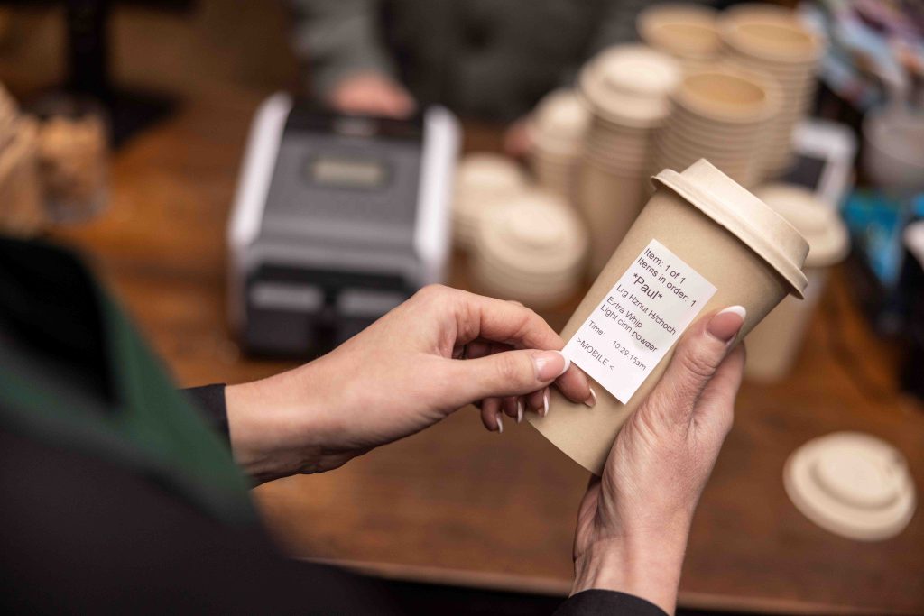 Linerless Brother Label printer