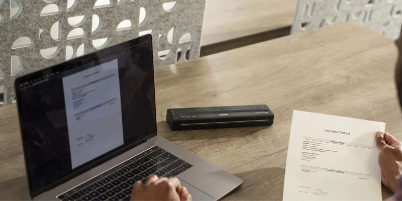 brother PocketJet 8 portable printer for transportation and logistics.