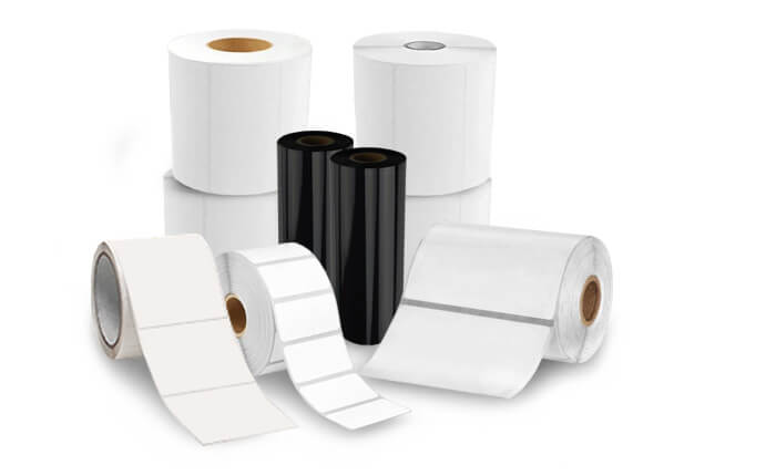 Industrial, Desktop Thermal Transfer Labels, White Polyester
